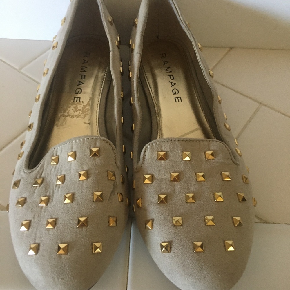 Rampage Studded Flats Size 8.5M.